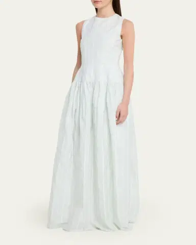 Loulou de Saison Ama Structured Maxi Dress | Thumbnail 4 Loulou de Saison Ama Structured Maxi Dress | Thumbnail 4