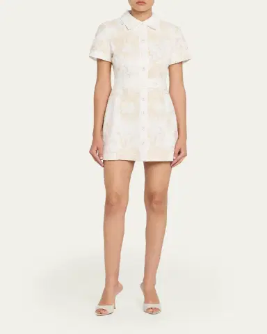 Ramy Brook Shannon Embroidered Mini Shirtdress | Thumbnail 2 Ramy Brook Shannon Embroidered Mini Shirtdress | Thumbnail 2