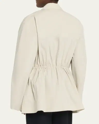 Toteme Collared Drawstring Jacket | Thumbnail 3 Toteme Collared Drawstring Jacket | Thumbnail 3