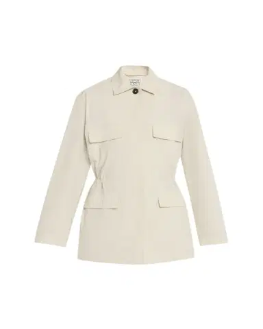 Toteme Collared Drawstring Jacket | Thumbnail 1 Toteme Collared Drawstring Jacket | Thumbnail 1