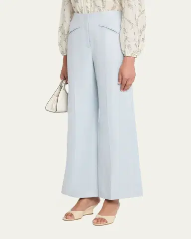 Veronica Beard Cassidee Wide-Leg Pants | Thumbnail 4 Veronica Beard Cassidee Wide-Leg Pants | Thumbnail 4