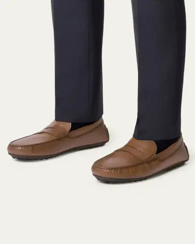 Tod's Men's City Gommino Leather Moc-Toe Driving Loafers | Thumbnail 2 Tod's Men's City Gommino Leather Moc-Toe Driving Loafers | Thumbnail 2