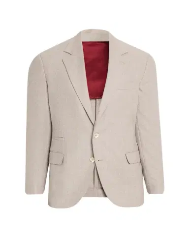 Brunello Cucinelli Men's Wool Flap Pocket Single-Breasted Suit Jacket | Thumbnail 1 Brunello Cucinelli Men's Wool Flap Pocket Single-Breasted Suit Jacket | Thumbnail 1