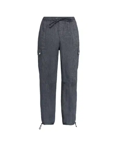 Cinq à Sept Crislin Linen-Blend Drawstring Cargo Pants | Thumbnail 1 Cinq à Sept Crislin Linen-Blend Drawstring Cargo Pants | Thumbnail 1