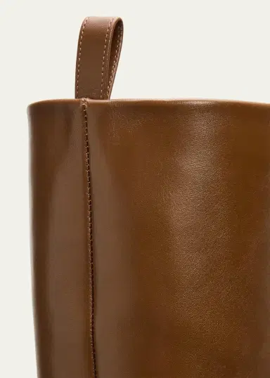 Manolo Blahnik 50mm Leather Knee-High Low-Heel Boots | Thumbnail 6 Manolo Blahnik 50mm Leather Knee-High Low-Heel Boots | Thumbnail 6