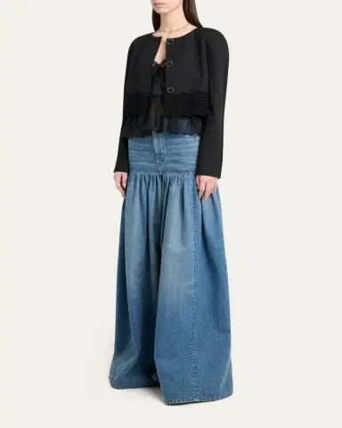 Chloé Lower Impact Wool Grain De Poudre Jacket | Thumbnail 2 Chloé Lower Impact Wool Grain De Poudre Jacket | Thumbnail 2
