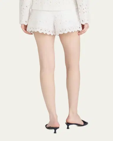 FRAME The Paisley Eyelet Shorts | Thumbnail 3 FRAME The Paisley Eyelet Shorts | Thumbnail 3