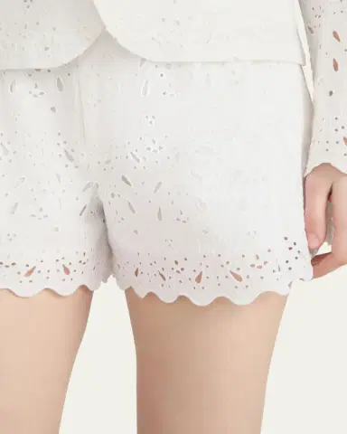 FRAME The Paisley Eyelet Shorts | Thumbnail 5 FRAME The Paisley Eyelet Shorts | Thumbnail 5