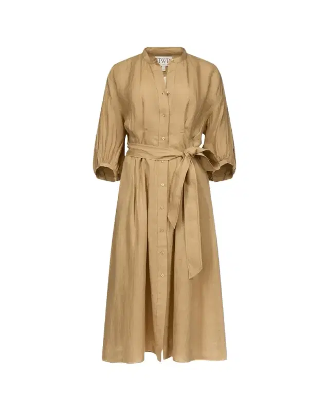 Linen Maxi Shirtdress Linen Maxi Shirtdress