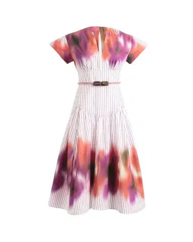 Silvia Tcherassi Antia Belted Midi Dress | Thumbnail 1 Silvia Tcherassi Antia Belted Midi Dress | Thumbnail 1