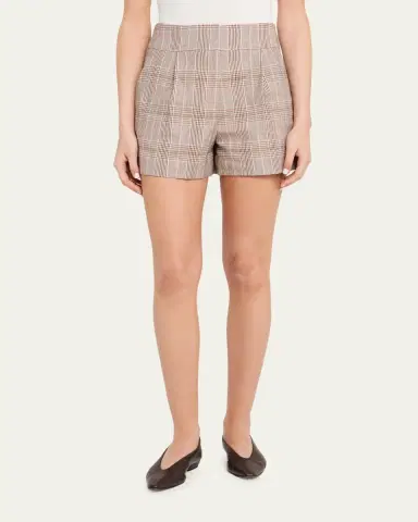 Veronica Beard Haina Pleated Shorts | Thumbnail 4 Veronica Beard Haina Pleated Shorts | Thumbnail 4