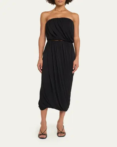 Cinq à Sept Calden Draped Strapless Top | Thumbnail 2 Cinq à Sept Calden Draped Strapless Top | Thumbnail 2