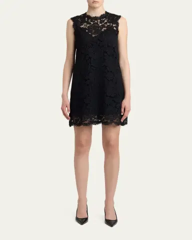 Dolce & Gabbana Sleeveless Floral Lace A-Line Dress | Thumbnail 2 Dolce & Gabbana Sleeveless Floral Lace A-Line Dress | Thumbnail 2