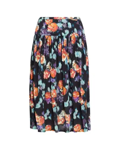 Ulla Johnson Blanche Pleated Floral Midi Skirt | Thumbnail 1 Ulla Johnson Blanche Pleated Floral Midi Skirt | Thumbnail 1