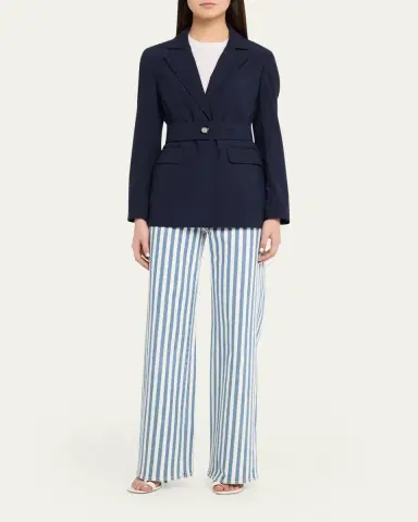 Veronica Beard Howard Belted Jacket | Thumbnail 2 Veronica Beard Howard Belted Jacket | Thumbnail 2