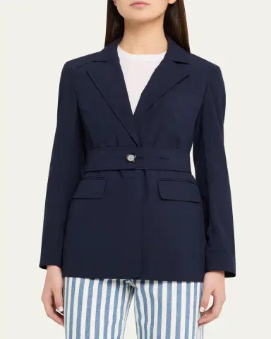 Veronica Beard Howard Belted Jacket | Thumbnail 4 Veronica Beard Howard Belted Jacket | Thumbnail 4