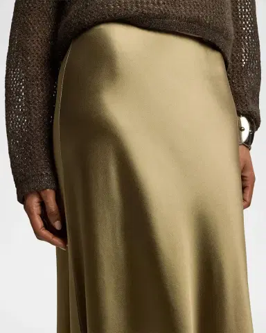 Ralph Lauren Collection Masina Satin Skirt | Thumbnail 4 Ralph Lauren Collection Masina Satin Skirt | Thumbnail 4