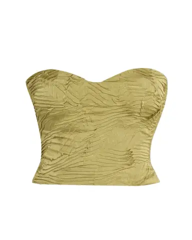 Ulla Johnson Heleen Satin Strapless Crop Top | Thumbnail 1 Ulla Johnson Heleen Satin Strapless Crop Top | Thumbnail 1
