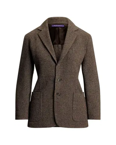 Ralph Lauren Collection Broken Twill Single-Breasted Blazer | Thumbnail 1 Ralph Lauren Collection Broken Twill Single-Breasted Blazer | Thumbnail 1