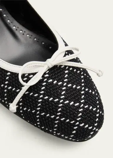 Manolo Blahnik Verallim Raffia Ballerina Flats | Thumbnail 6 Manolo Blahnik Verallim Raffia Ballerina Flats | Thumbnail 6