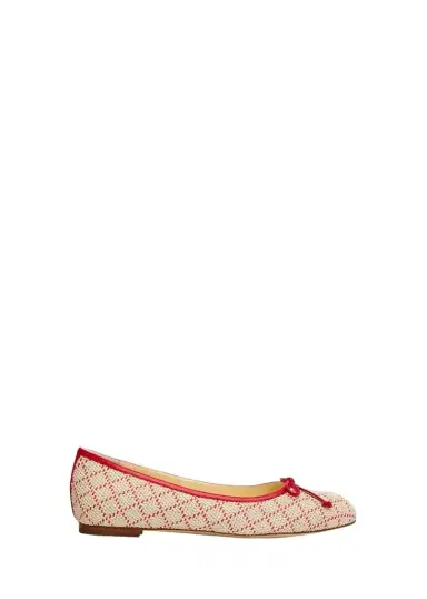 Manolo Blahnik Verallim Raffia Ballerina Flats | Thumbnail 1 Manolo Blahnik Verallim Raffia Ballerina Flats | Thumbnail 1