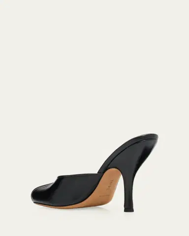Jude 105mm Date Leather Peep-Toe Mules | Thumbnail 2 Jude 105mm Date Leather Peep-Toe Mules | Thumbnail 2
