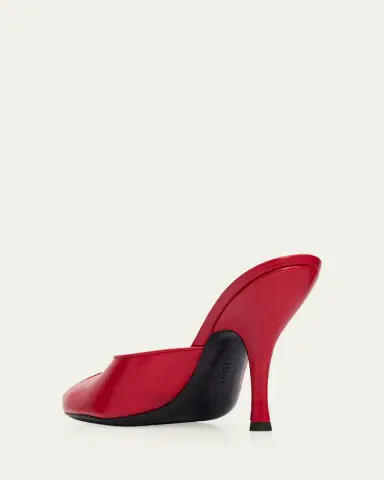 Jude 105mm Date Leather Peep-Toe Mules | Thumbnail 7 Jude 105mm Date Leather Peep-Toe Mules | Thumbnail 7