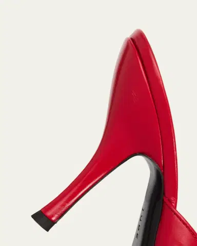 Jude 105mm Date Leather Peep-Toe Mules | Thumbnail 8 Jude 105mm Date Leather Peep-Toe Mules | Thumbnail 8