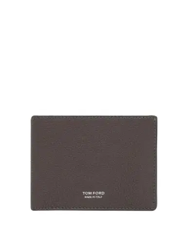 Tom Ford Men's Grained Leather T Line Bifold Wallet | Thumbnail 1 Tom Ford Men's Grained Leather T Line Bifold Wallet | Thumbnail 1