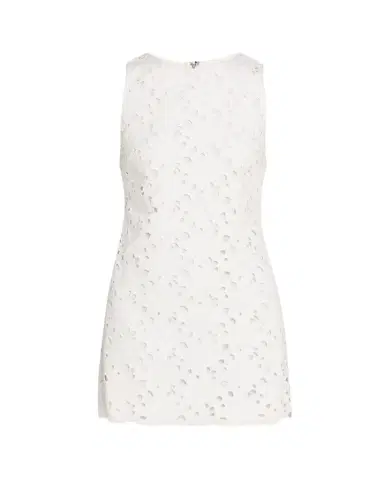 Alice + Olivia Clyde Eyelet Shift Dress | Thumbnail 1 Alice + Olivia Clyde Eyelet Shift Dress | Thumbnail 1