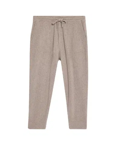 Brunello Cucinelli Men's Cashmere Rib Drawstring Sweatpants | Thumbnail 1 Brunello Cucinelli Men's Cashmere Rib Drawstring Sweatpants | Thumbnail 1