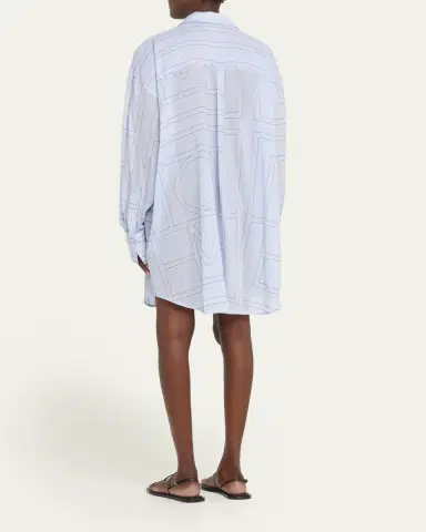 TOTEME Long Summer Shirtdress | Thumbnail 3 TOTEME Long Summer Shirtdress | Thumbnail 3