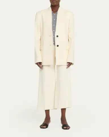 Toteme Raw Lapel Wool Sport Coat | Thumbnail 2 Toteme Raw Lapel Wool Sport Coat | Thumbnail 2