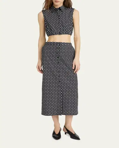 Frame The Polka Dot Skirt | Thumbnail 2 Frame The Polka Dot Skirt | Thumbnail 2