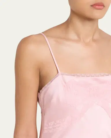 LoveShackFancy Isolie Lace Bow Crepe Midi Dress | Thumbnail 9 LoveShackFancy Isolie Lace Bow Crepe Midi Dress | Thumbnail 9