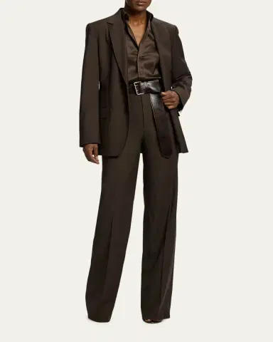 Ralph Lauren Collection Tropical Wool Single-Breasted Blazer | Thumbnail 2 Ralph Lauren Collection Tropical Wool Single-Breasted Blazer | Thumbnail 2