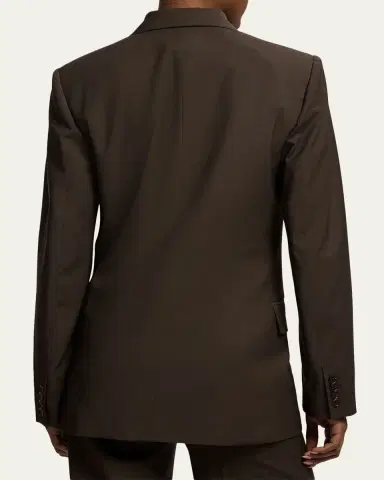 Ralph Lauren Collection Tropical Wool Single-Breasted Blazer | Thumbnail 3 Ralph Lauren Collection Tropical Wool Single-Breasted Blazer | Thumbnail 3