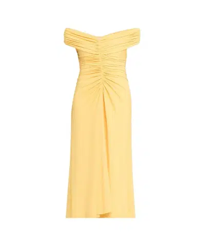 SIMKHAI Sheyda Draped Jersey Midi Dress | Thumbnail 1 SIMKHAI Sheyda Draped Jersey Midi Dress | Thumbnail 1
