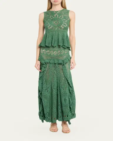 Ulla Johnson Florette Crochet Maxi Skirt | Thumbnail 2 Ulla Johnson Florette Crochet Maxi Skirt | Thumbnail 2