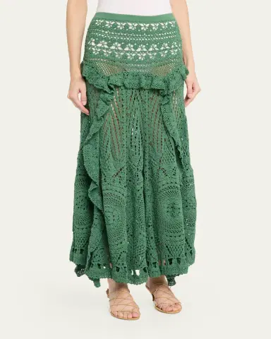 Ulla Johnson Florette Crochet Maxi Skirt | Thumbnail 3 Ulla Johnson Florette Crochet Maxi Skirt | Thumbnail 3