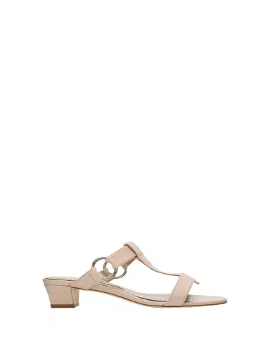 Manolo Blahnik Mionamu Leather T-Bar Slide Sandals | Thumbnail 1 Manolo Blahnik Mionamu Leather T-Bar Slide Sandals | Thumbnail 1