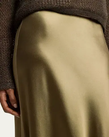 Ralph Lauren Collection Masina Stretch Satin Skirt | Thumbnail 5 Ralph Lauren Collection Masina Stretch Satin Skirt | Thumbnail 5