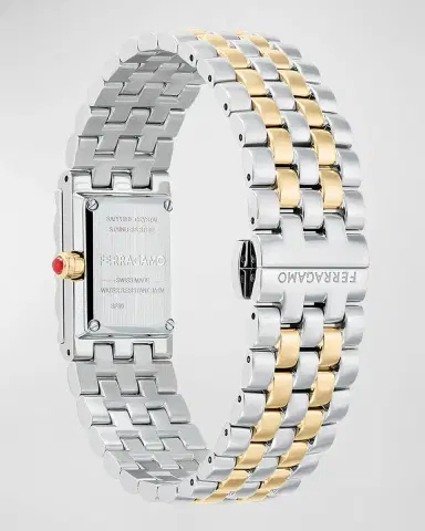 FERRAGAMO 18.5x30mm Ferragamo Secret Watch with Silver Dial, Two Tone | Thumbnail 2 FERRAGAMO 18.5x30mm Ferragamo Secret Watch with Silver Dial, Two Tone | Thumbnail 2