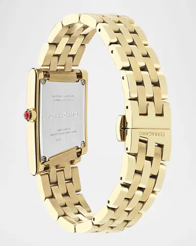 FERRAGAMO Ferragamo Asymetrique 22X36MM IP Yellow Gold Diamond Watch | Thumbnail 2 FERRAGAMO Ferragamo Asymetrique 22X36MM IP Yellow Gold Diamond Watch | Thumbnail 2