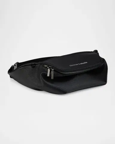 Christian Louboutin Men's Stoic Leather Belt Bag | Thumbnail 2 Christian Louboutin Men's Stoic Leather Belt Bag | Thumbnail 2