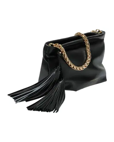 Carolina Herrera Pia Tassel-Embellished Leather Clutch Bag | Thumbnail 1 Carolina Herrera Pia Tassel-Embellished Leather Clutch Bag | Thumbnail 1
