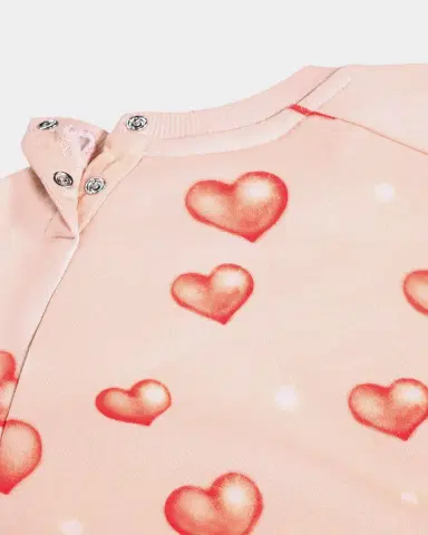 Molo Girl's Disc Organic Cotton Sweatshirt, Size -2 | Thumbnail 3 Molo Girl's Disc Organic Cotton Sweatshirt, Size -2 | Thumbnail 3