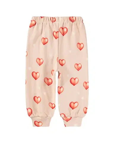 Molo Girl's Simeon Heart Organic Cotton Pants, Size -2 | Thumbnail 1 Molo Girl's Simeon Heart Organic Cotton Pants, Size -2 | Thumbnail 1