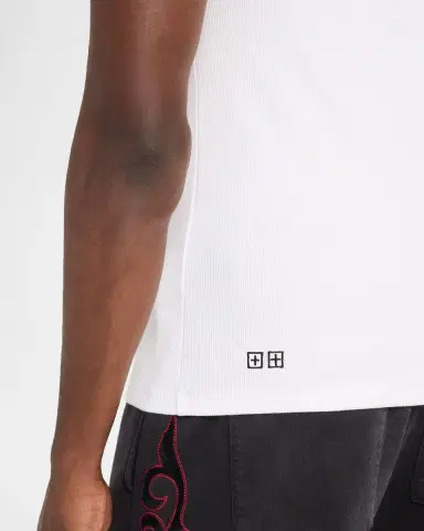 Ksubi Men's Graphic Ribbed Cotton Tank | Thumbnail 4 Ksubi Men's Graphic Ribbed Cotton Tank | Thumbnail 4