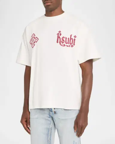 Ksubi Men's Paise Ekcess Graphic Cotton T-Shirt | Thumbnail 3 Ksubi Men's Paise Ekcess Graphic Cotton T-Shirt | Thumbnail 3
